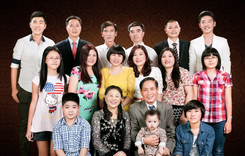 lưu giữ khoảnh khắc chụp đại gia đình đẹp nhất ở Hà Nội